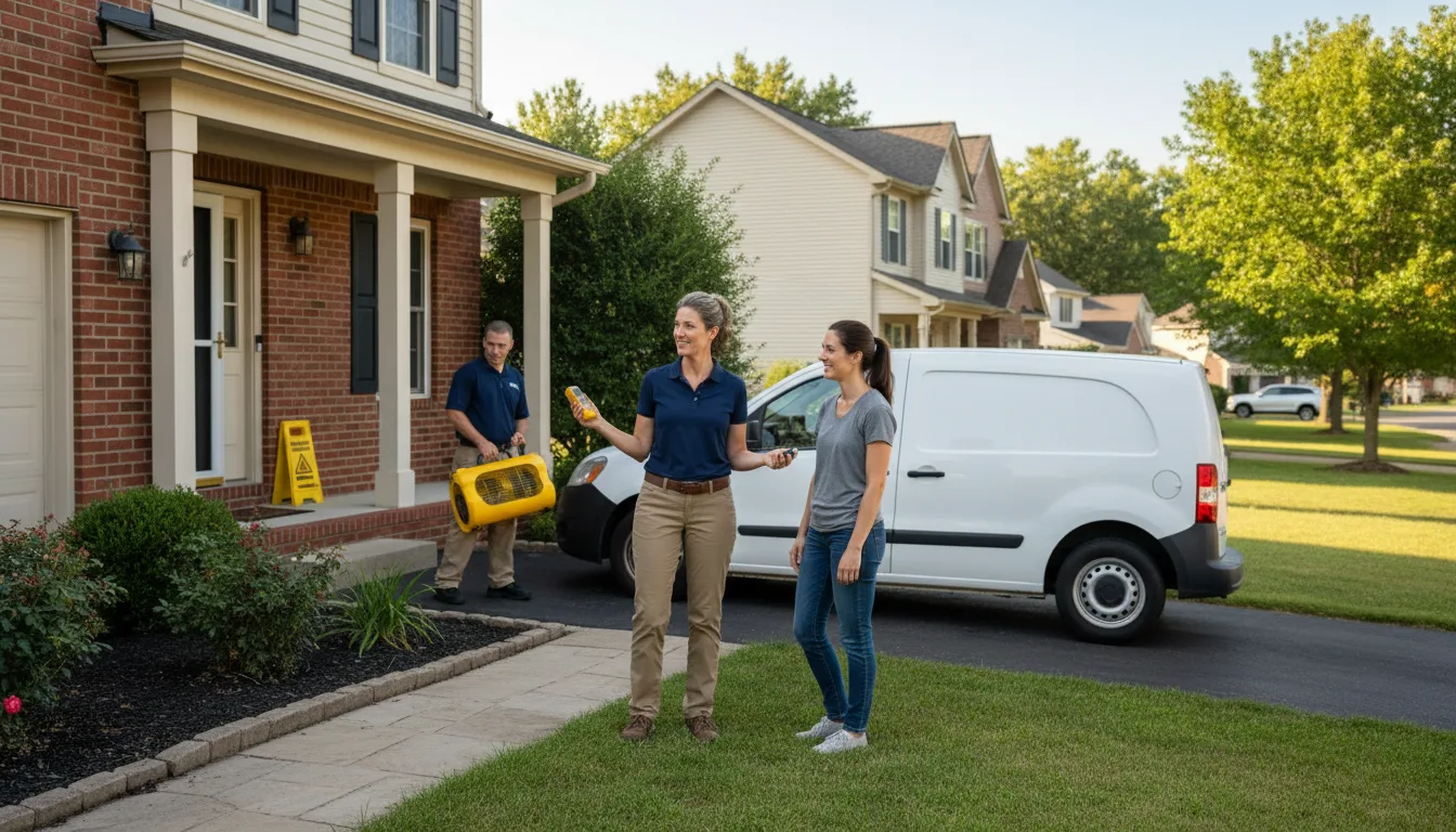 Residential water damage restoration in Bogalusa, LA